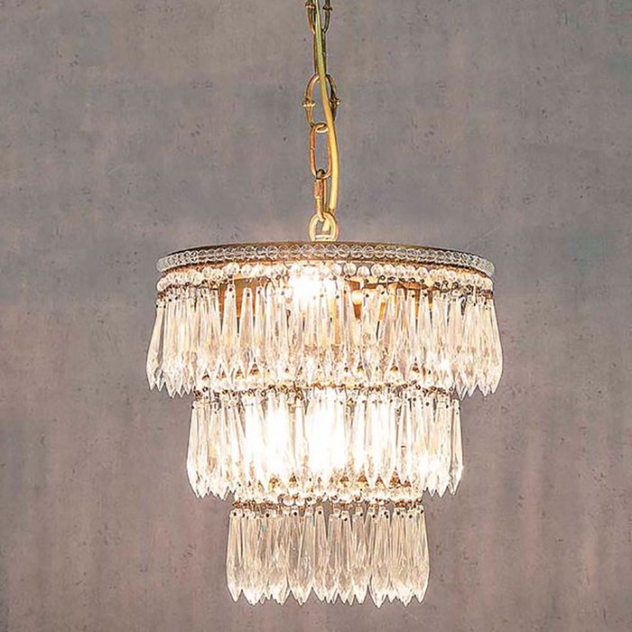 Buy Chandeliers Australia Eve Chandelier Antique Brass Glass - ELD37