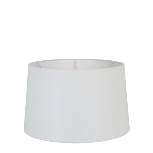 Buy Lamp Shades Australia Medium Drum Lamp Shade (14x12x9.5 H) - Textured Ivory - Linen Lamp Shade - ELSZ141295IVEU