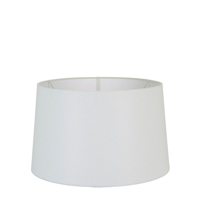 Buy Lamp Shades Australia Medium Drum Lamp Shade (14x12x9.5 H) - Textured Ivory - Linen Lamp Shade - ELSZ141295IVEU