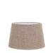 Buy Lamp Shades Australia Medium Drum Lamp Shade (14x12x9.5 H) - Dark Natural Linen - Linen Lamp Shade - ELSZ141295NLEU