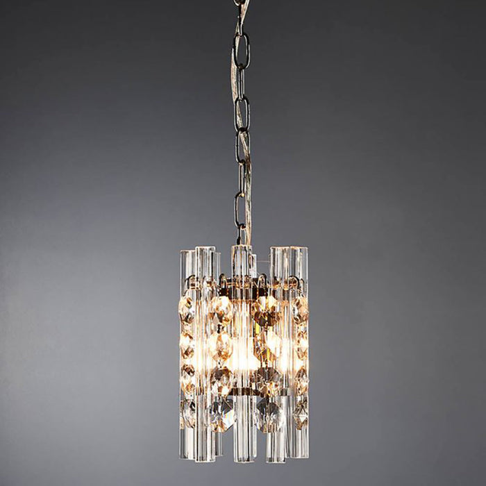Buy Pendant Lights Australia Monza 1 Light Pendant Nickel - ELZR7526