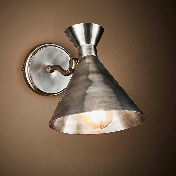 Buy Wall Sconce Australia Lawson 1 Light Wall Light silver - ELKH534S