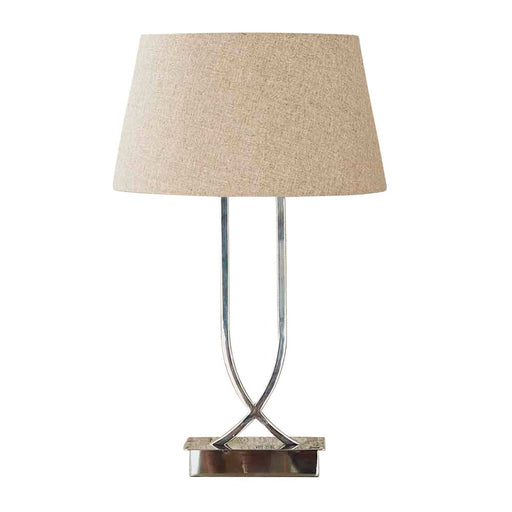 Buy Table Lamps Australia Southern Cross Modern Table Lamp Base Only - Shiny Nickel - ELZS60754SN