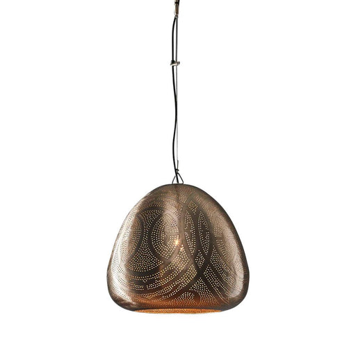 Buy Pendant Lights Australia Stockport Dome 1 Light Pendant Nickel - ELJE22338