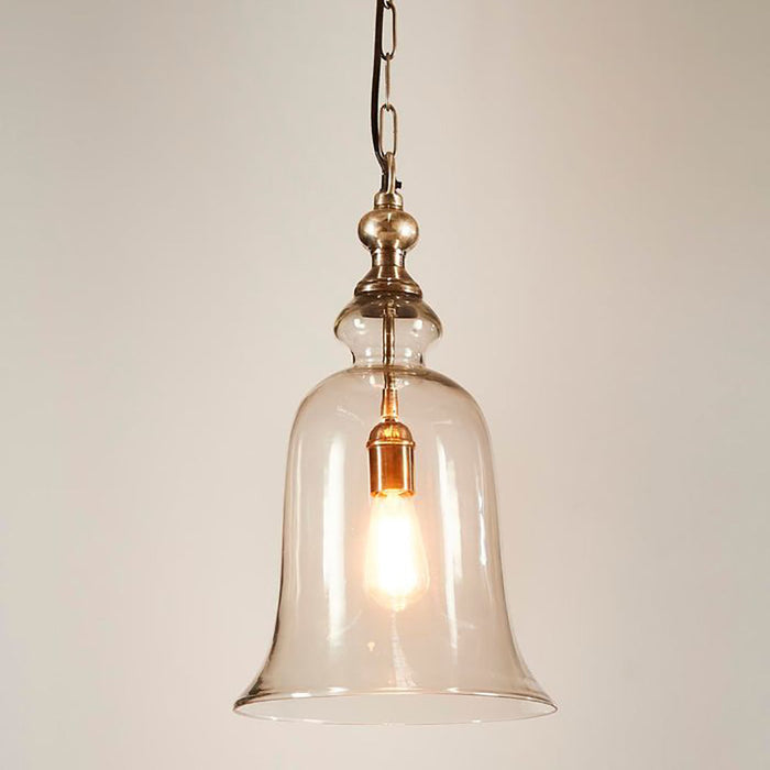 Buy Pendant Lights Australia Tivoli Glass Overhead Lamp Large Silver - ELPIM52099AS