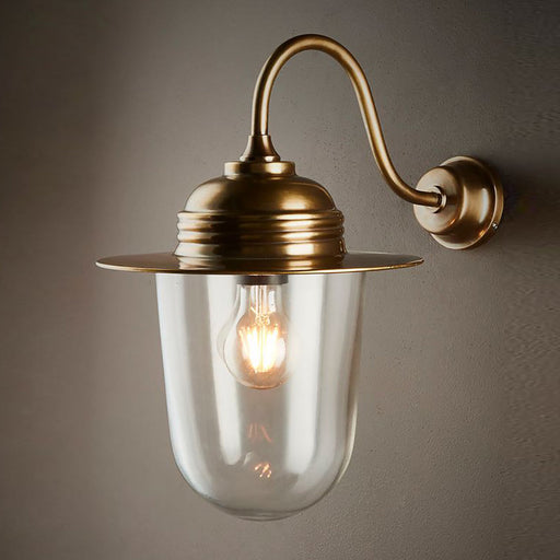 Buy Exterior Wall Lights Australia Stanmore Outdoor Wall Lamp Antique Brass - ELPIM51240AB