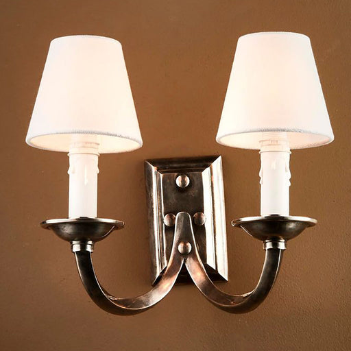 Buy Wall Sconce Australia Elysee 2 Light Wall Lamp Antique Silver - ELPIM52181AS