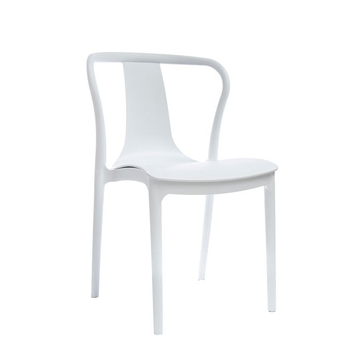 Conrad Polypropylene Outdoor Dining Chair White - FUR478W