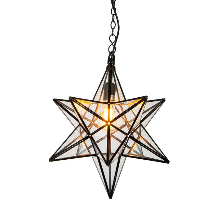 Buy Pendant Lights Australia Star 1 Light Pendant Large - ELCITFR4371BRZ