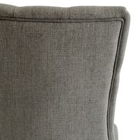 Diana Buttoned Hamptons Dining Chair Storm Grey - OWFC0031N