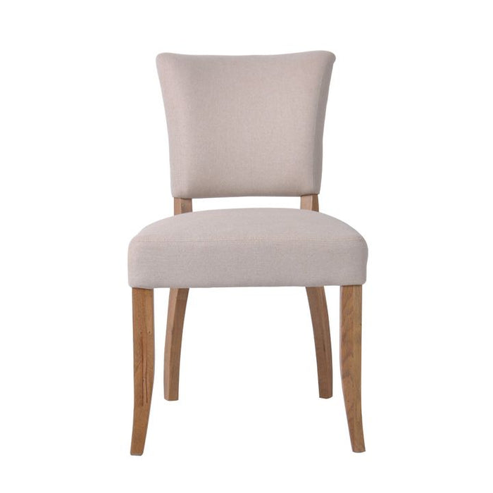 Claude Oakwood Dining Chair Beige - OWFC0071