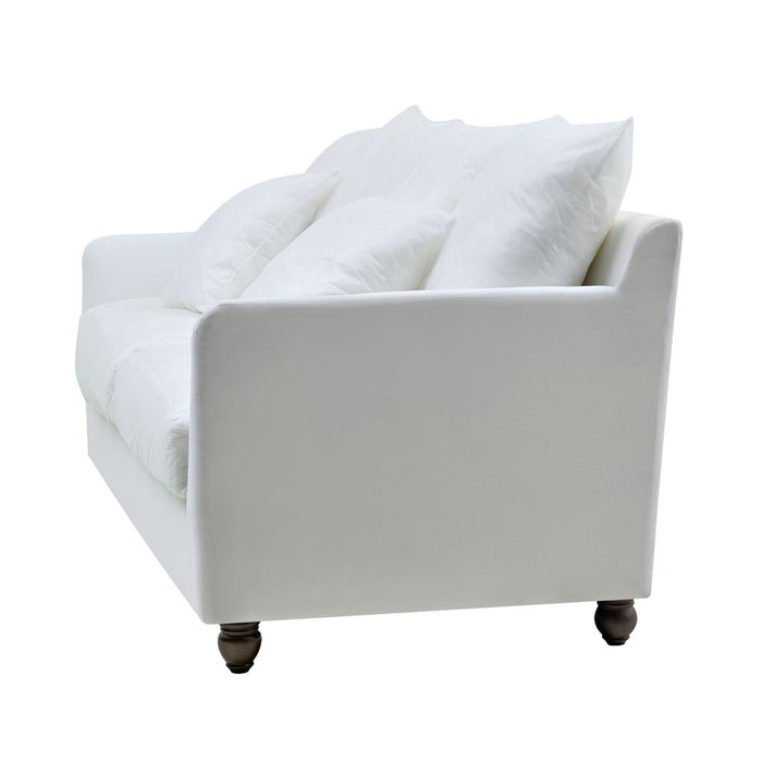 Noosa Hamptons 3 Seat Sofa Base & Cushion Inserts White - OWFL0235