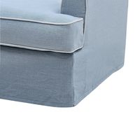 Byron Hamptons Armchair Slip Cover Blue - OWFL0301B-1C