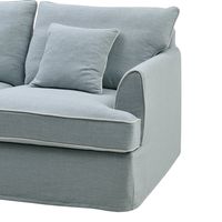 Byron Hamptons 2.5 Sofa Seat Slip Cover Blue - OWFL0301B-2.5C