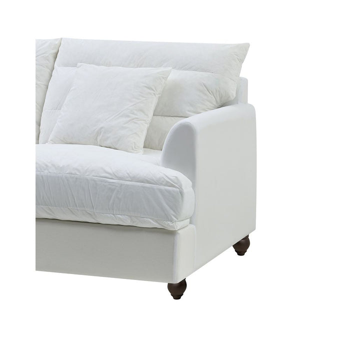 Byron 2.5 Seat Naked Sofa Base & Cushion Inserts White - OWFL0301BASE2.5
