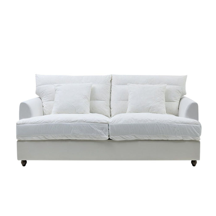 Byron 2.5 Seat Naked Sofa Base & Cushion Inserts White - OWFL0301BASE2.5
