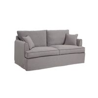 Byron Hamptons 3 Seat Sofa Slip Cover Grey - OWFL0301G-3C