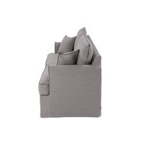 Byron Hamptons 3 Seat Sofa Slip Cover Grey - OWFL0301G-3C