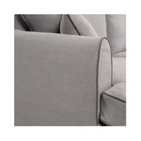 Byron Hamptons 3 Seat Sofa Slip Cover Grey - OWFL0301G-3C