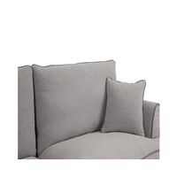 Byron Hamptons 3 Seat Sofa Slip Cover Grey - OWFL0301G-3C
