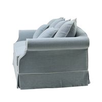Avalon Hamptons 3 Seat Sofa Slip Cover Blue - OWFL0302B-3C