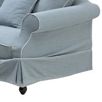 Avalon Hamptons 3 Seat Sofa Slip Cover Blue - OWFL0302B-3C