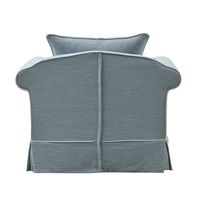 Avalon Hamptons 2 Seat Sofa Slip Cover Blue - OWFL0302B-2C