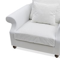 Avalon Hamptons Armchair Naked Base White - OWFL0302BASE1