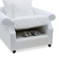 Avalon Hamptons Armchair Naked Base White - OWFL0302BASE1