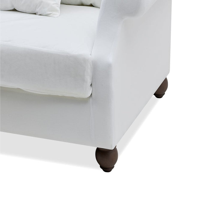 Avalon Hamptons 3 Seat Sofa Naked Base White - OWFL0302BASE3