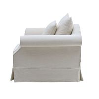 Avalon Hamptons Armchair Sofa Slip Cover Ivory - OWFL0302IV-1C