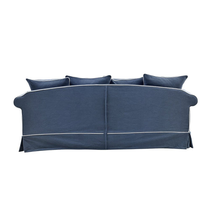 Avalon Hamptons 3 Seat Sofa Slip Cover Navy - OWFL0302NV-3C