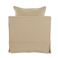 Noosa Hamptons Armchair Sofa Slip Cover Beige - OWFL0226B-1C