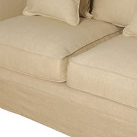 Noosa Hamptons 2 Seat Sofa Slip Cover Beige - OWFL0226B-2C