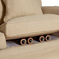 Noosa Hamptons 2 Seat Sofa Slip Cover Beige - OWFL0226B-2C