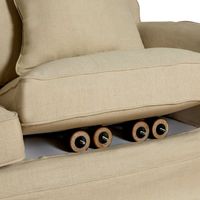 Noosa Hamptons 3 Seat Sofa Slip Cover Beige - OWFL0226B-3C