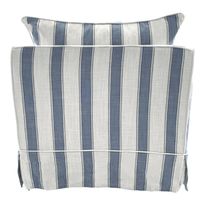 Noosa Hamptons Armchair Slip Cover Sky Tripe Blue - OWFL0226BS-1C