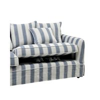 Noosa Hamptons 3 Sofa Seat Slip Cover Sky Tripe Blue - OWFL0226BS-3C