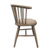 Round Curved Stripe Back Dining Chair Natural - OWFX0013