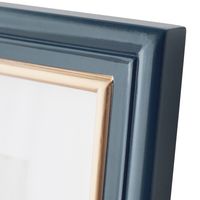 Luxe Golden Palms in Navy Frame with Gold Set of 2 Wall Art Ivory - OWHM1167
