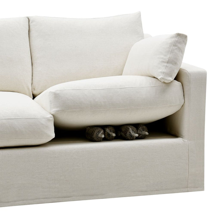 Clovelly Hamptons 2 Seat Sofa Naked Base Off White - OWFL0303BASE2