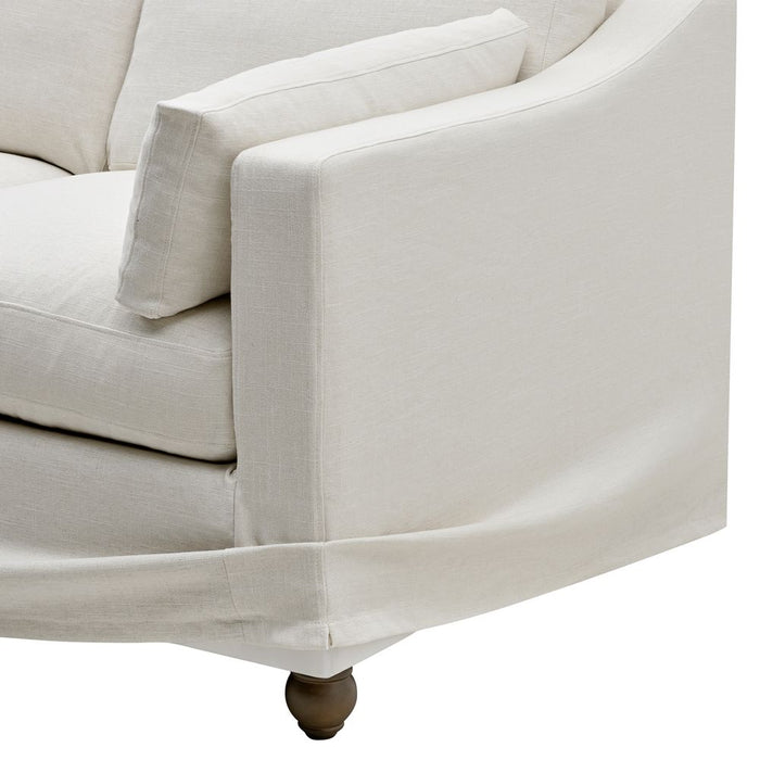 Clovelly Hamptons 2 Seat Sofa Naked Base Off White - OWFL0303BASE2