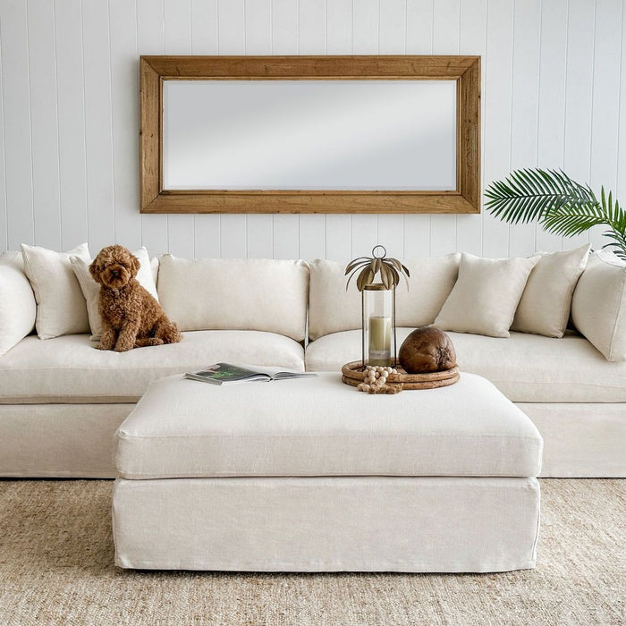 Marbella Modular Sofa Slip Cover Ivory - OWFL0400IV-CC