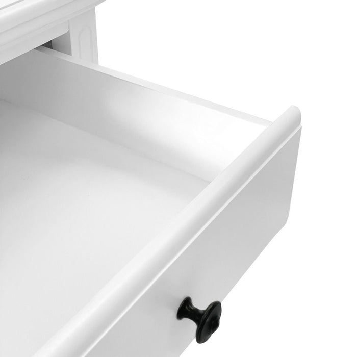 Sorrento Hamptons 3 Drawer Console Table White - OWFV0010