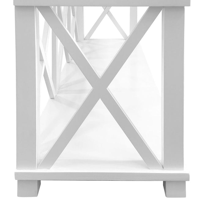 Sorrento Hamptons 3 Drawer Console Table White - OWFV0010