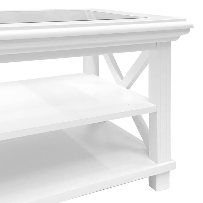 Sorrento Hamptons Rectangle Coffee Table White - OWFV0012