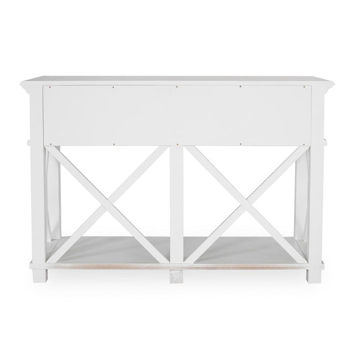 Sorrento Hamptons 2 Drawer Console White - OWFV0014