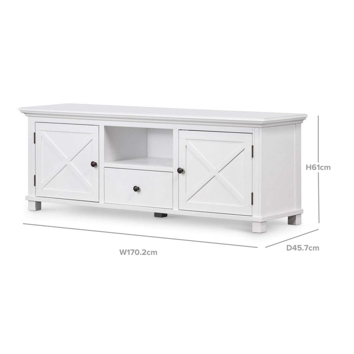 Sorrento Hamptons Media Unit White - OWFV0025