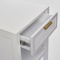 Santorini Hamptons Bedside Table White - OWUT0018W