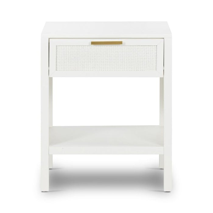 Santorini Hamptons Bedside Table White - OWUT0018W